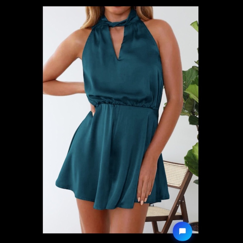 Satin Romper